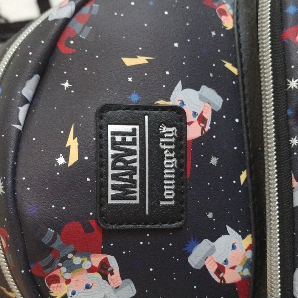 Loungefly Marvel Thor Chibi Galaxy Mini Backpack - Picture 4 of 6